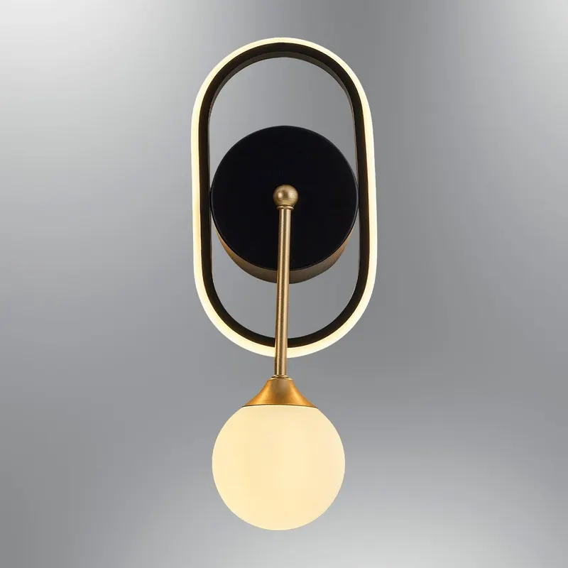 Aplica De Perete Walley, Negru - Negru