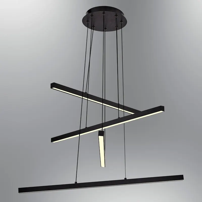 Lustra L1244 Chandelier, Negru - Negru