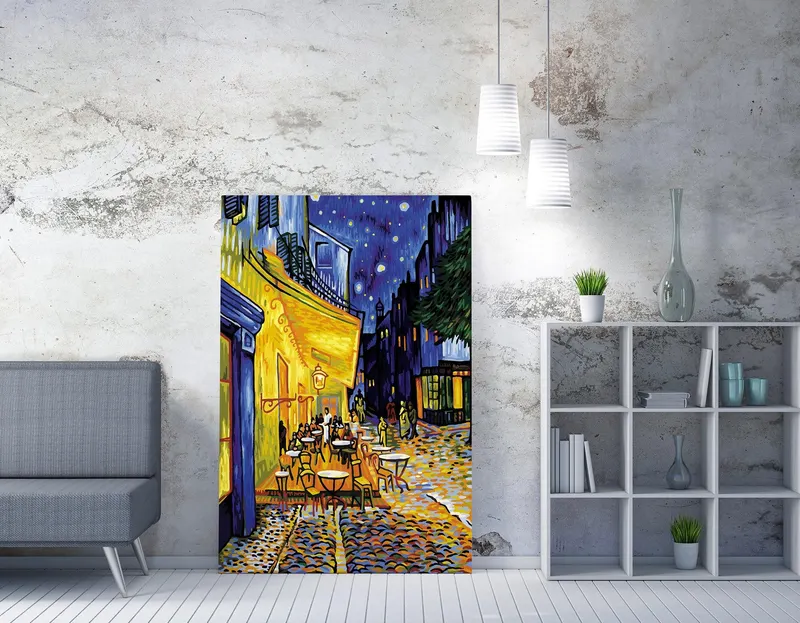 Tablou Canvas Centrul Vechi Bucuresti, Multicolor, 100 x 70 cm - Multicolor