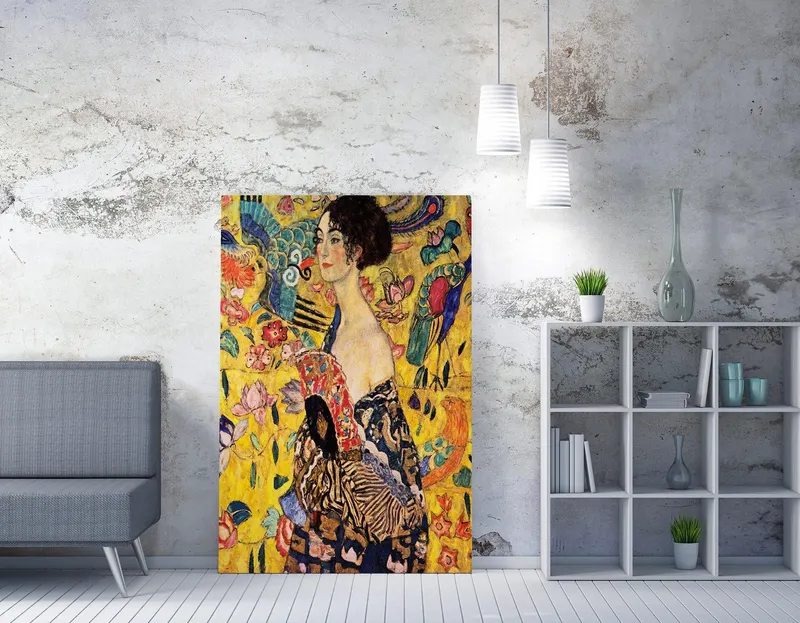 Tablou Canvas Geisha, Multicolor, 100 x 70 cm - Multicolor