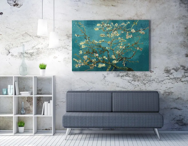 Tablou Canvas Flori, Multicolor, 100 x 70 cm - Multicolor