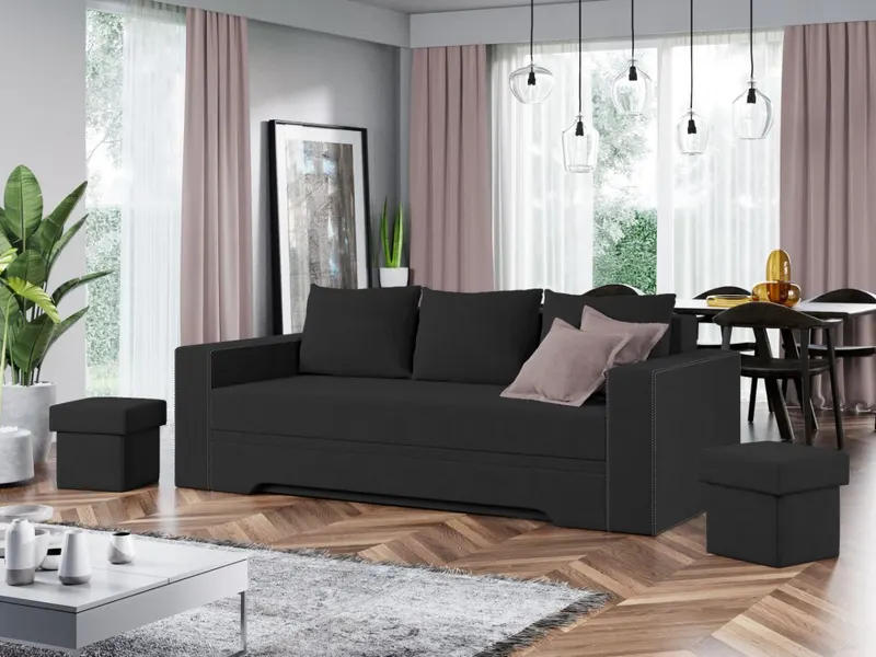 Canapea Bella Gri Antracit — imaginea 2