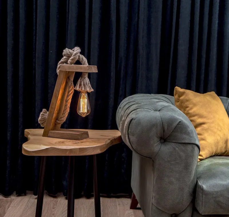 Veioză KN13 Table Lamp, Maro - Maro