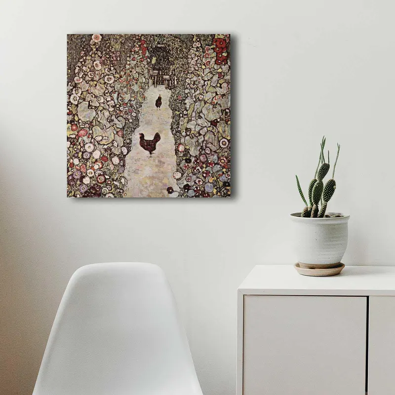 Tablou Canvas 4545KLIMT008, Multicolor, 45x45 cm - Multicolor