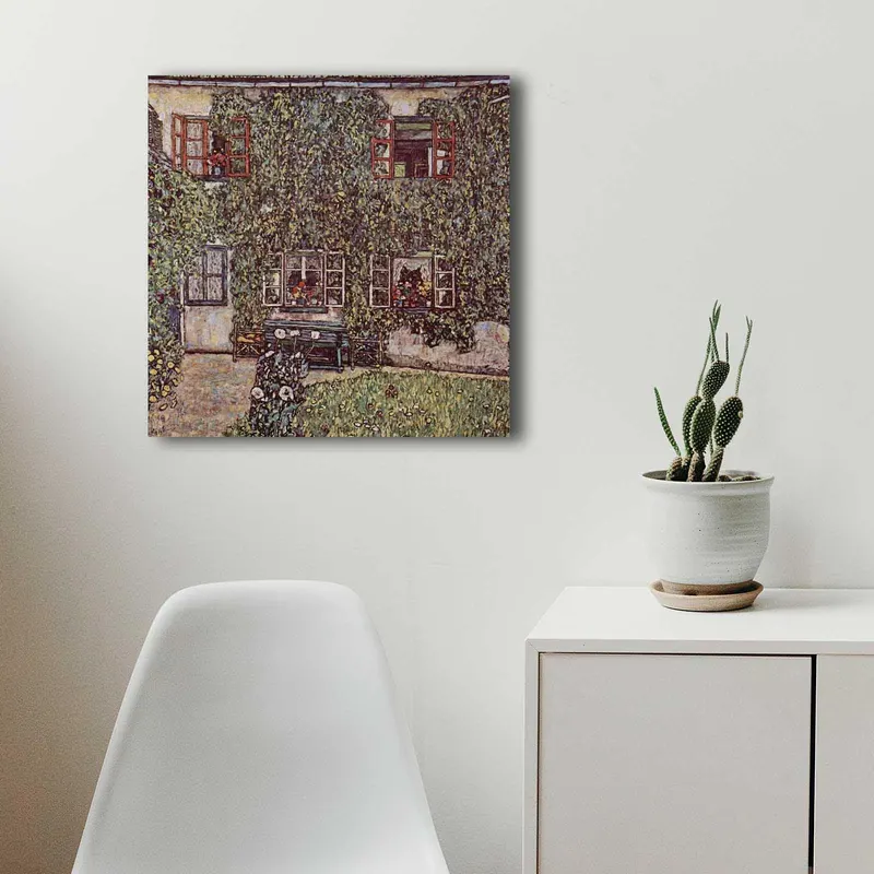 Tablou Canvas 4545KLIMT011, Multicolor, 45x45 cm - Multicolor