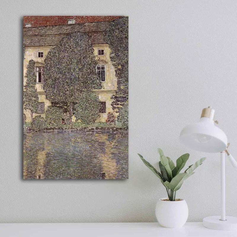 Tablou Canvas 4570KLIMT003, Multicolor, 70x45 cm - Multicolor