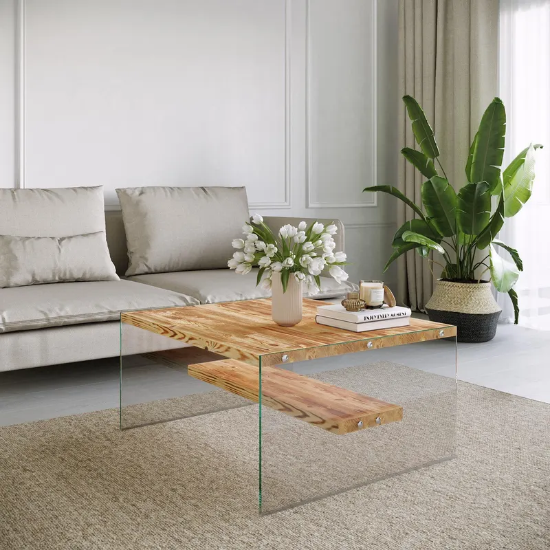 Masuta de cafea Niagara S101, Stejar, 75x40x75 cm - Stejar