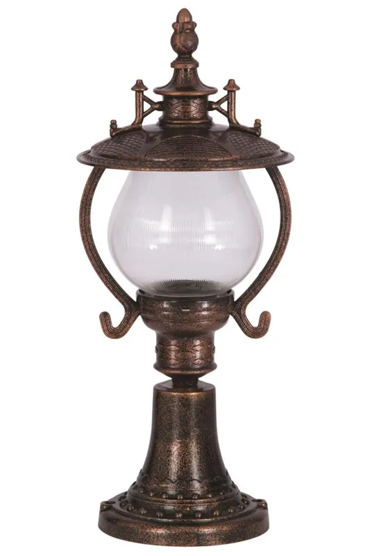 Lampă de perete de exterior BSU 090909 Outdoor Wall Lamp, Maro, 25x57x25 cm - Maro