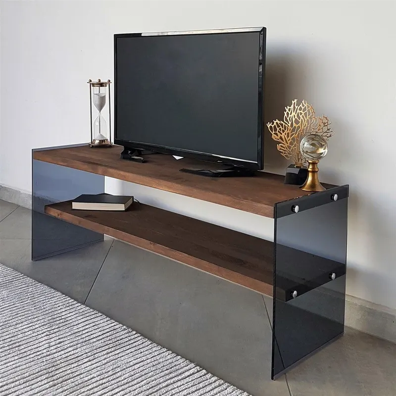 Comoda TV TV100, Nuc, 35x45x120 cm - Nuc