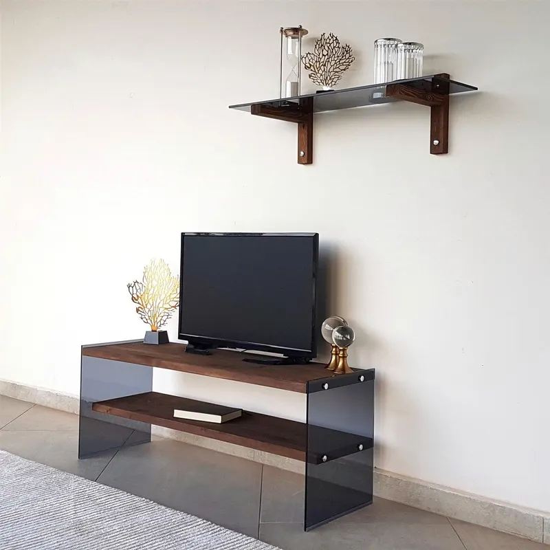 Comoda TV TV101, Nuc, 35x45x120 cm - Nuc