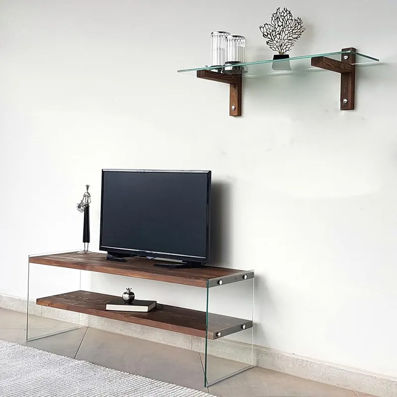 Comoda TV TV104, Nuc, 35x45x120 cm - Nuc
