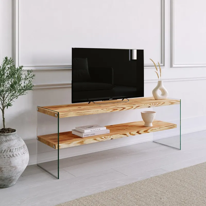 Comoda TV Niagara 1004, Stejar, 35x45x120 cm - Stejar