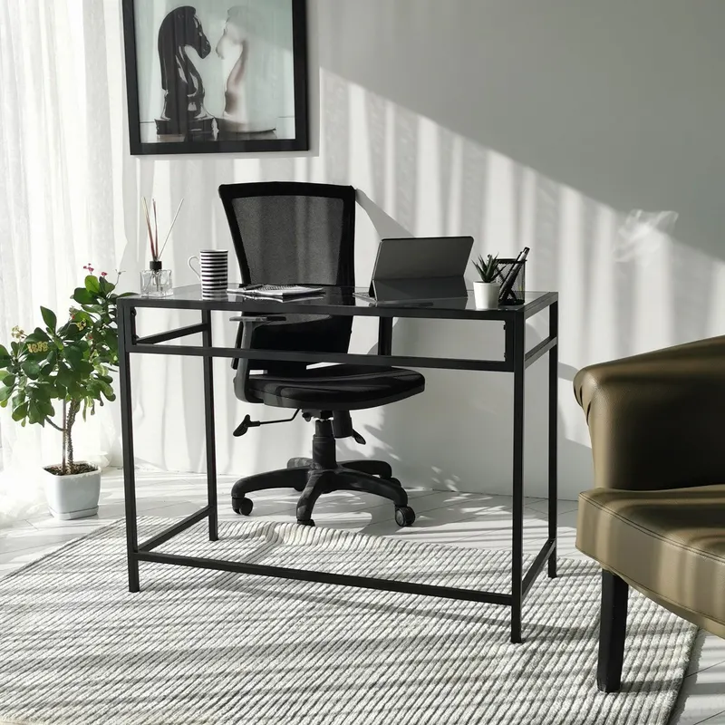 Birou Network M100F, Negru, 45x75x100 cm - Negru