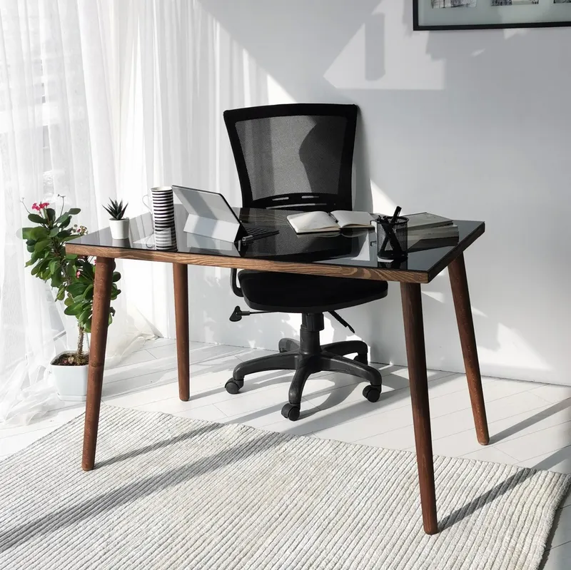 Birou Cozy, Nuc, 60x73x110 cm - Nuc