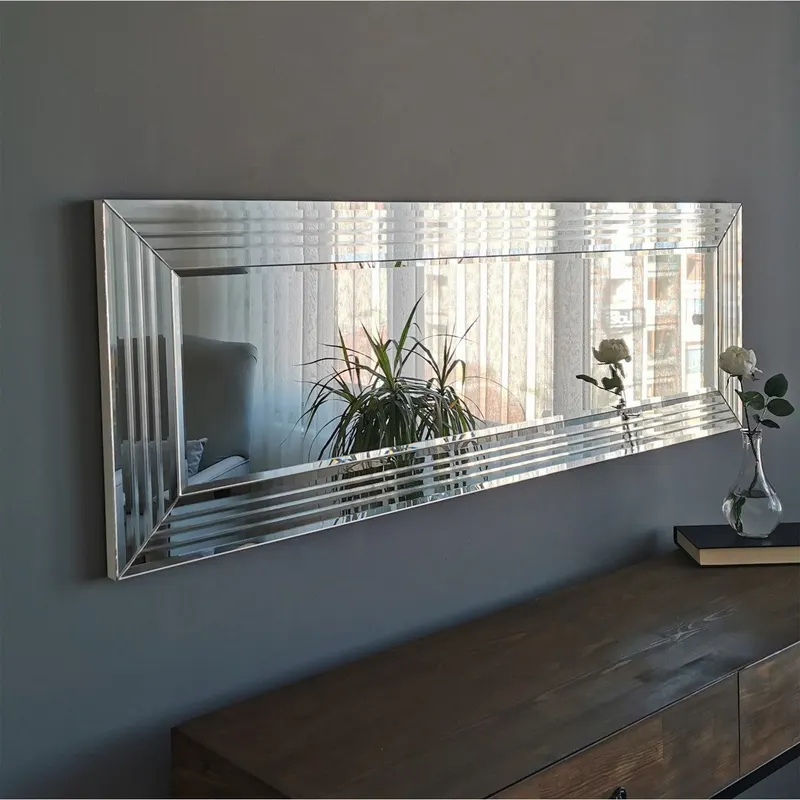 Oglindă A301Y, Argint, 3x40x120 cm - Multicolor