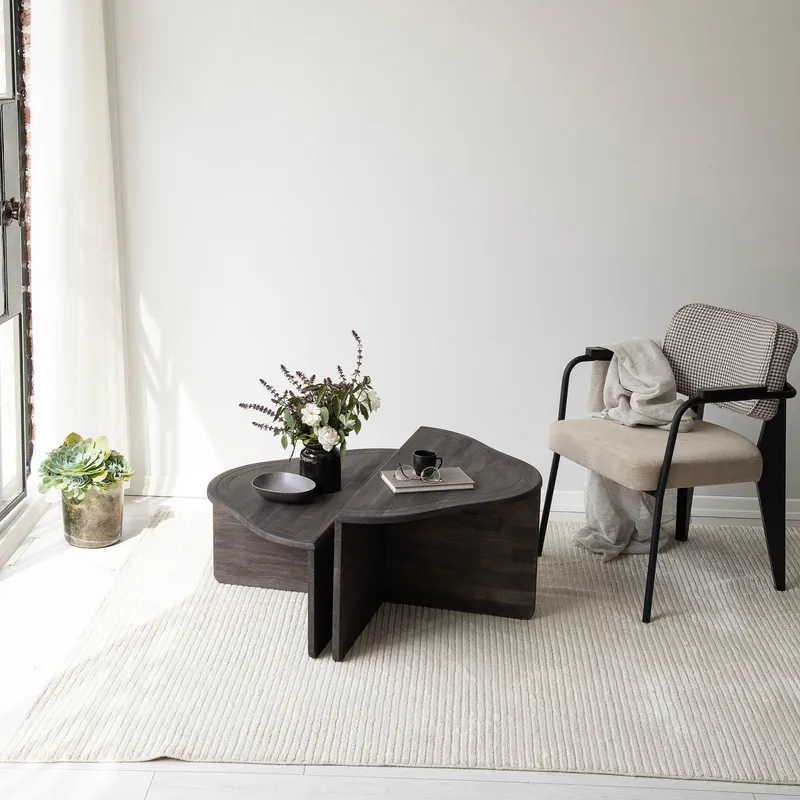Masuta de cafea Reis Coffee Table, Gri, 90 x 40 x 45 cm - Gri