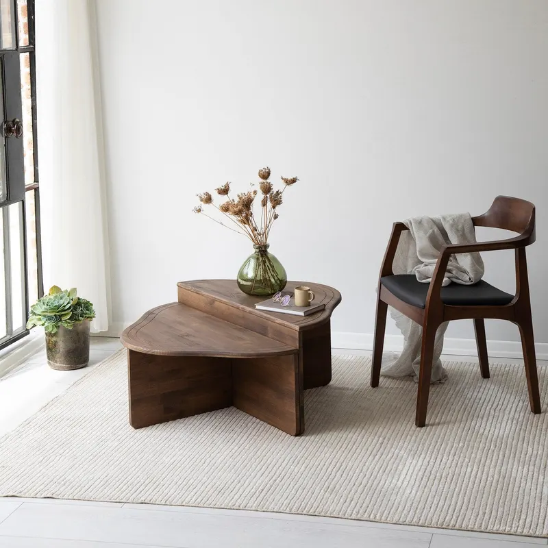 Masuta de cafea Reis Coffee Table, Gri, 90 x 40 x 45 cm - Nuc