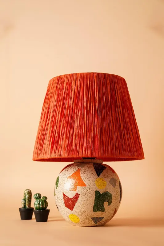 Lampă de masă YL517, Portocaliu - Multicolor