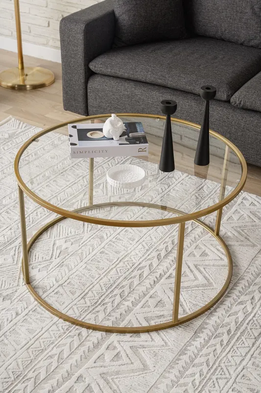 Mobilier Berlin 80x80 - Auriu