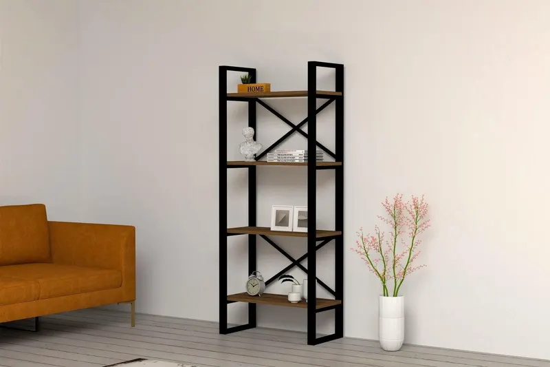 Biblioteca Alaro - Modern, Nuc, 66x150x32 cm - Nuc