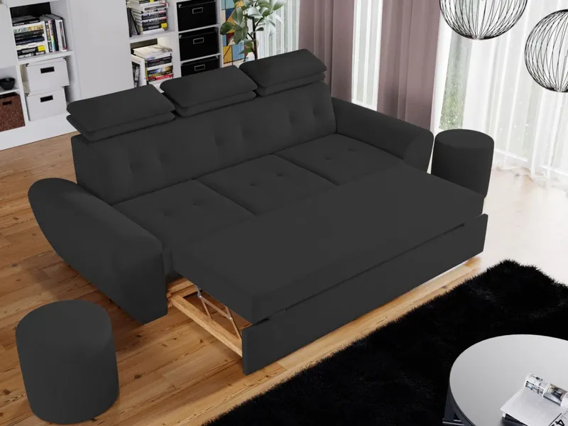 Canapea Barini Gri Antracit — imaginea 3