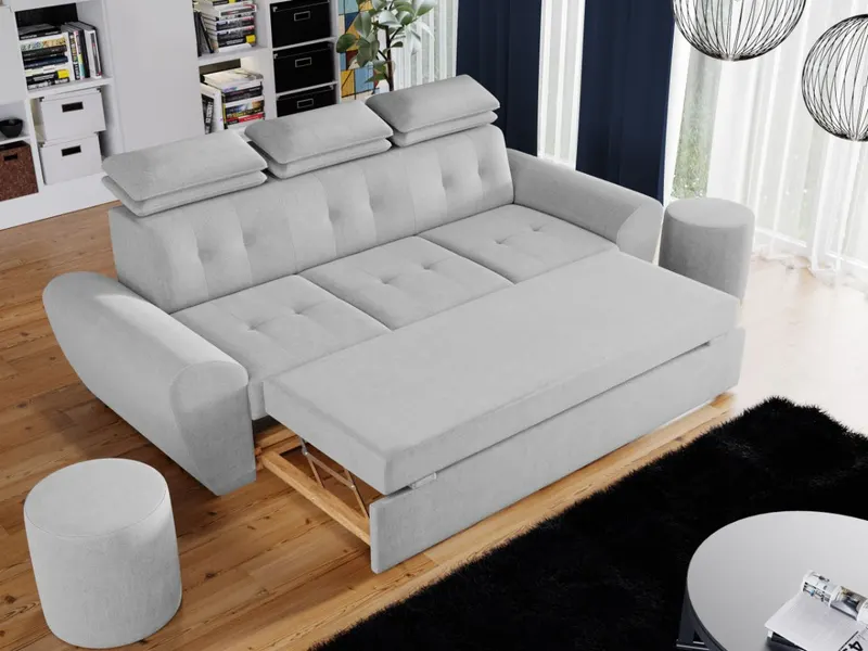 Canapea Barini Gri Deschis — imaginea 3