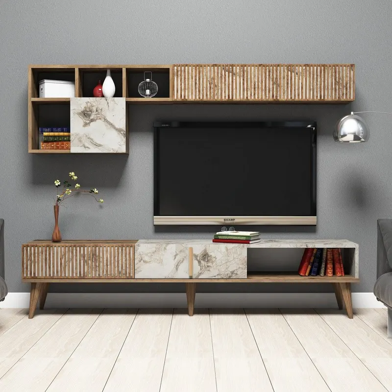 COMODA TV Milan TV Unit, Nuc, 35x40x180 cm - arsiv6