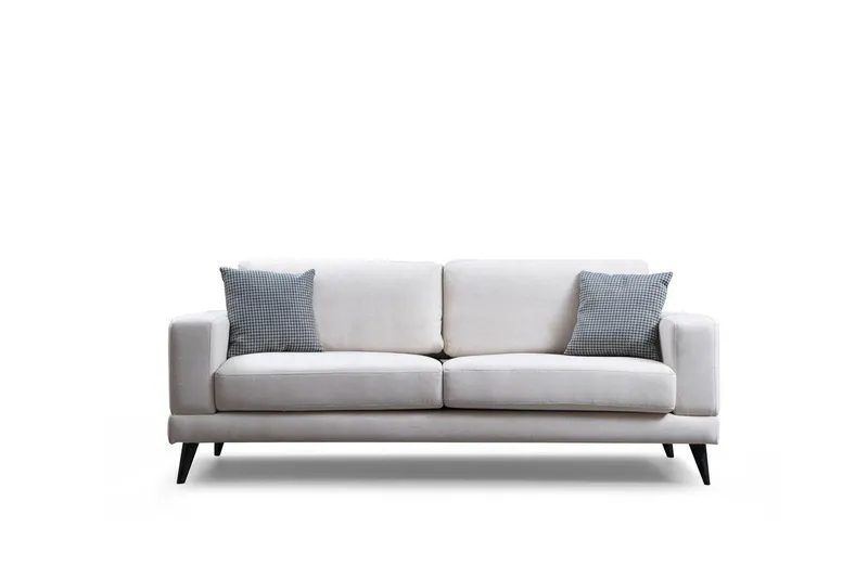 Canapea Fixa cu 3 Locuri Biutiful, 210 x 85 x 90 cm - Bej