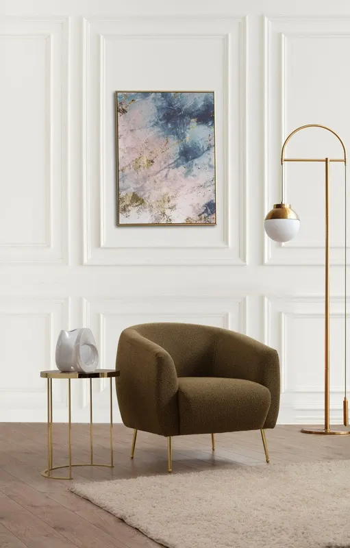 Fotoliu Eses Wing Chair, 70 x 82 x 82 cm - Verde