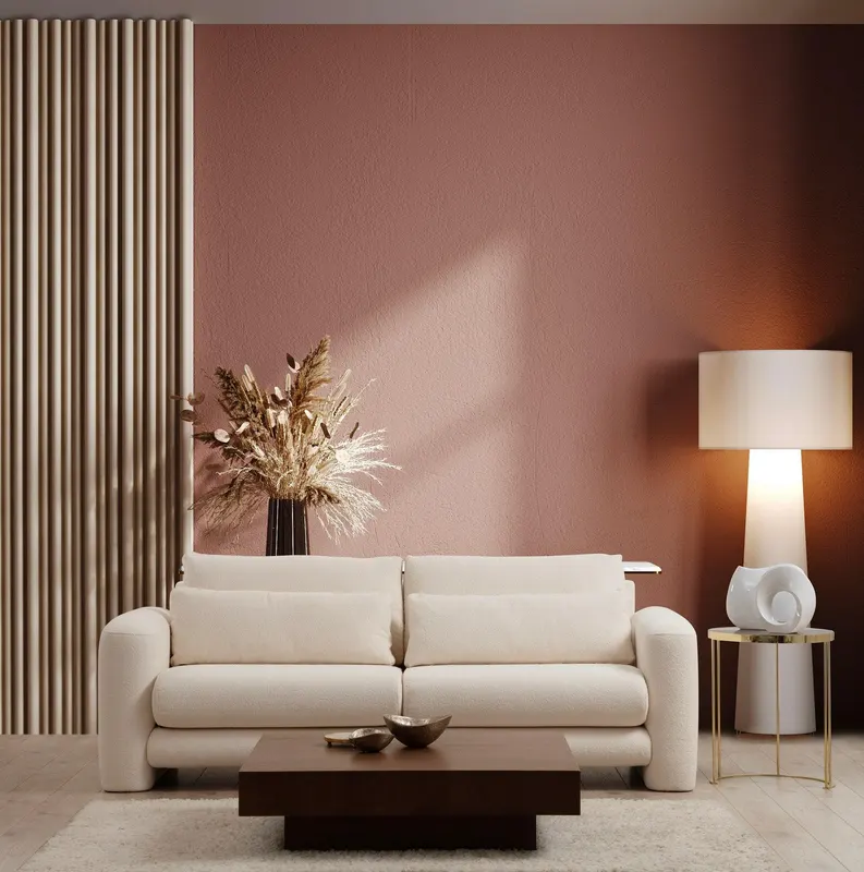 Canapea Lux 3 locuri Lily, 215 x 73 x 97 cm - Crem