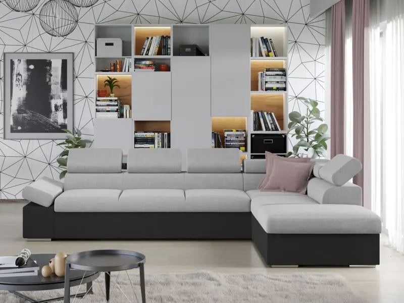Coltar Aria + 1 loc Gri Deschis/ Gri Antracit — imaginea 2