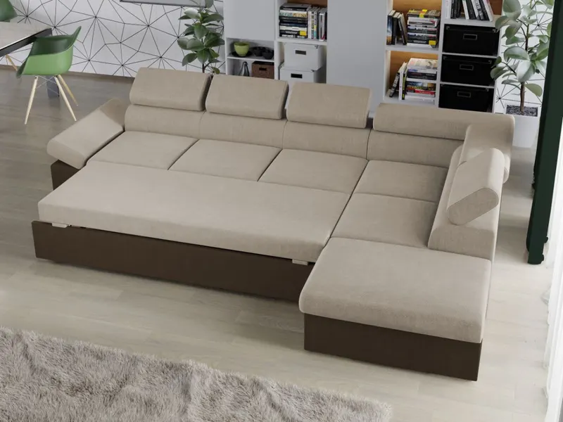 Coltar Aria + 1 loc Crem / Maro — imaginea 3
