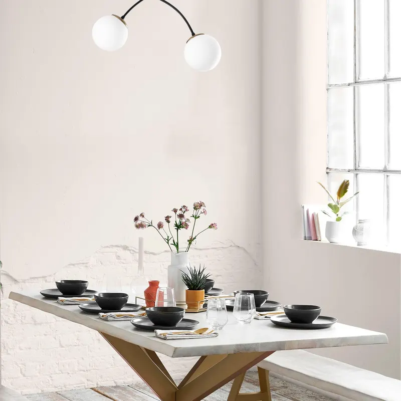 Lustra Kozom Chandelier, Alb - Alb
