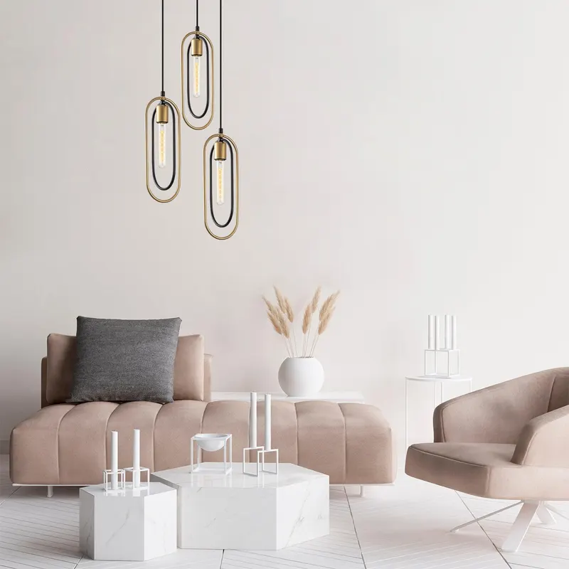 Lustra Cerko Chandelier, Negru - Negru