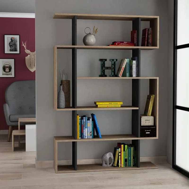 Biblioteca Mito, Stejar, 110x161x26 cm - Stejar