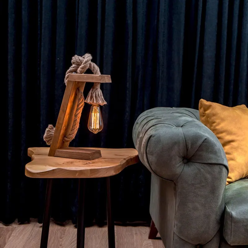 Veioză PP166 Table Lamp, Nuc - Nuc