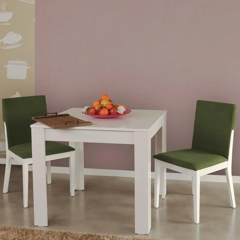 Masa Dining Bucatarie Single 90 (diverse dimensiuni) - Alb