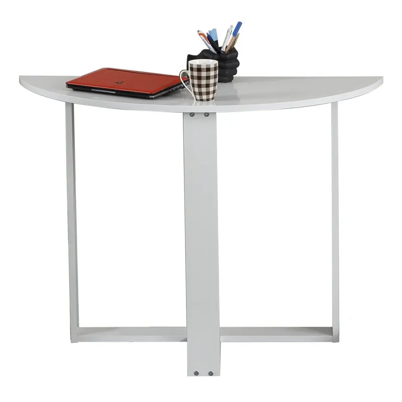 Masa living, Middle, Alb - Gri - Nuc - Sonoma - Stejar, 106 x 45 x 77 cm - Alb