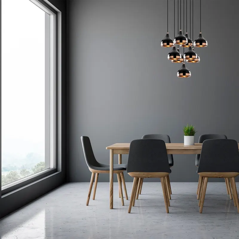 Lustra Yldo 1 Chandelier, Negru - Negru