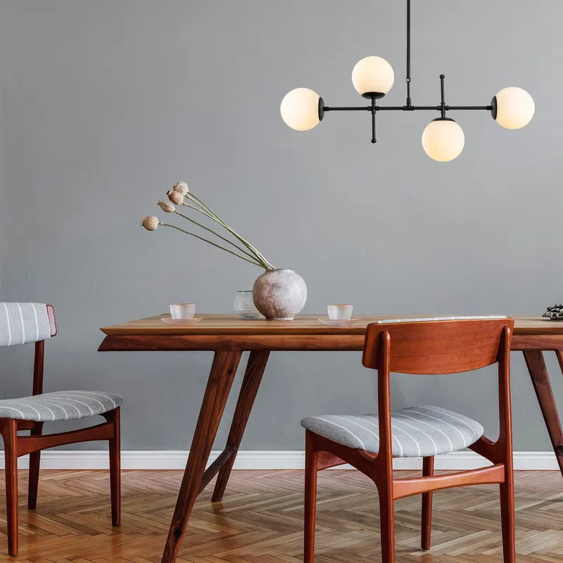 Lustra Mudoni 1 Chandelier, Negru - Negru