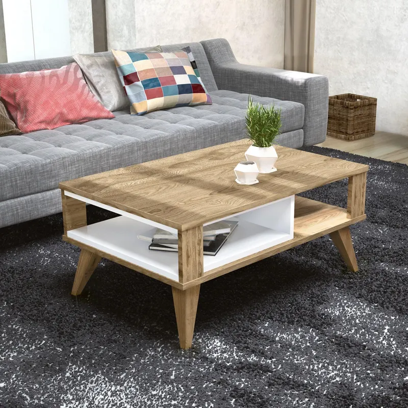 Masuta de cafea Ionis, Stejar, 90x40x60 cm - Stejar