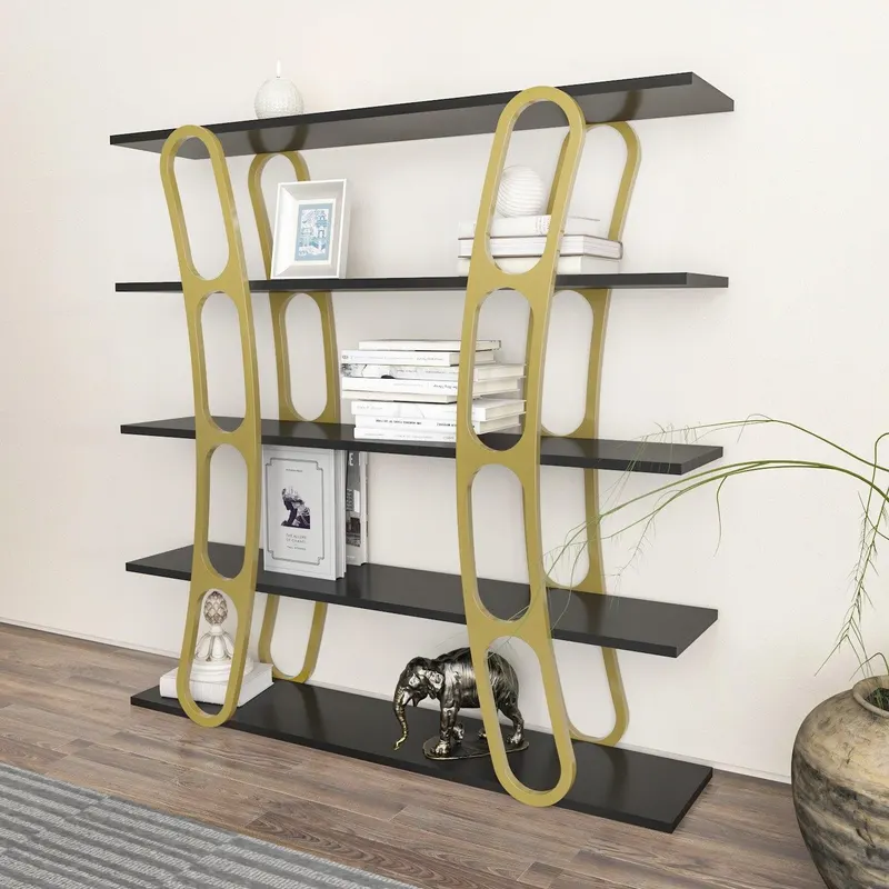 Biblioteca Dara Dessign 3D cu 5 Rafturi, 120 X 120 X 25 Cm - arsiv9