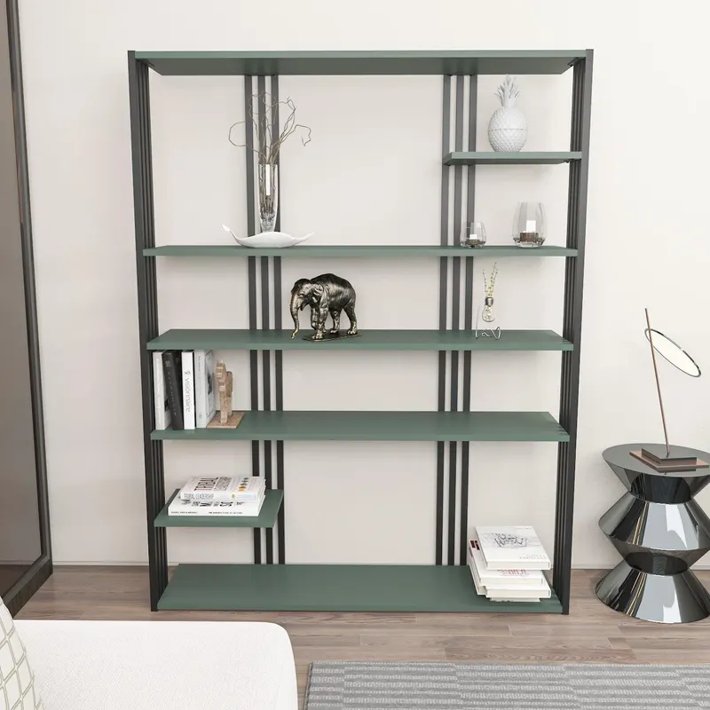 Biblioteca Manny Elegant, 6 Rafturi, 120 X 160 X 30 Cm - arsiv8