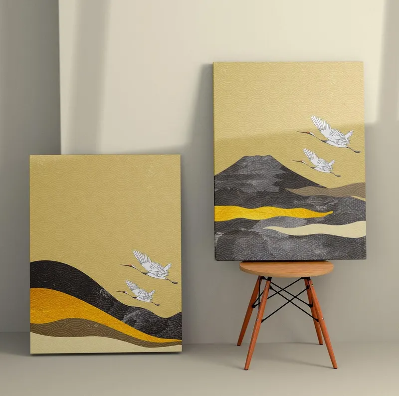 Tablou Canvas (2 bucăți) Classic 1, Multicolor, 110x70 cm - Multicolor