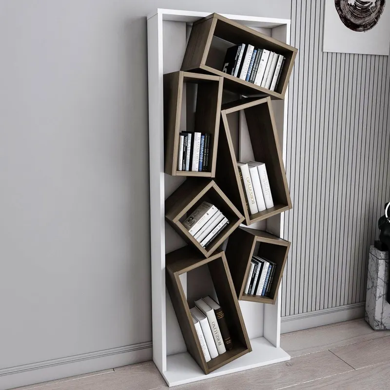 Biblioteca Razvan Design inception 6 compartimente, 63 X 154 X 24 Cm - arsiv5