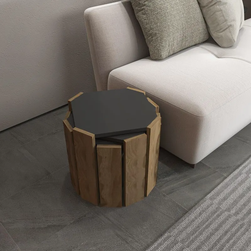 Set Masuta De Cafea Soril 3 Bucati,  45 X 41 X 45 Cm - arsiv5