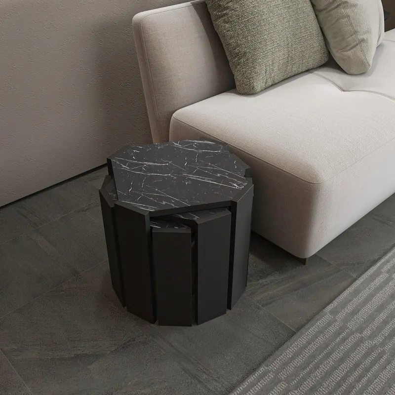 Set Masuta De Cafea Soril 3 Bucati,  45 X 41 X 45 Cm - arsiv6