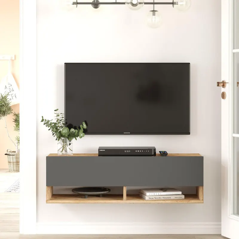 COMODA TV VO8 - BA, Stejar, 100x29x32 cm - Stejar
