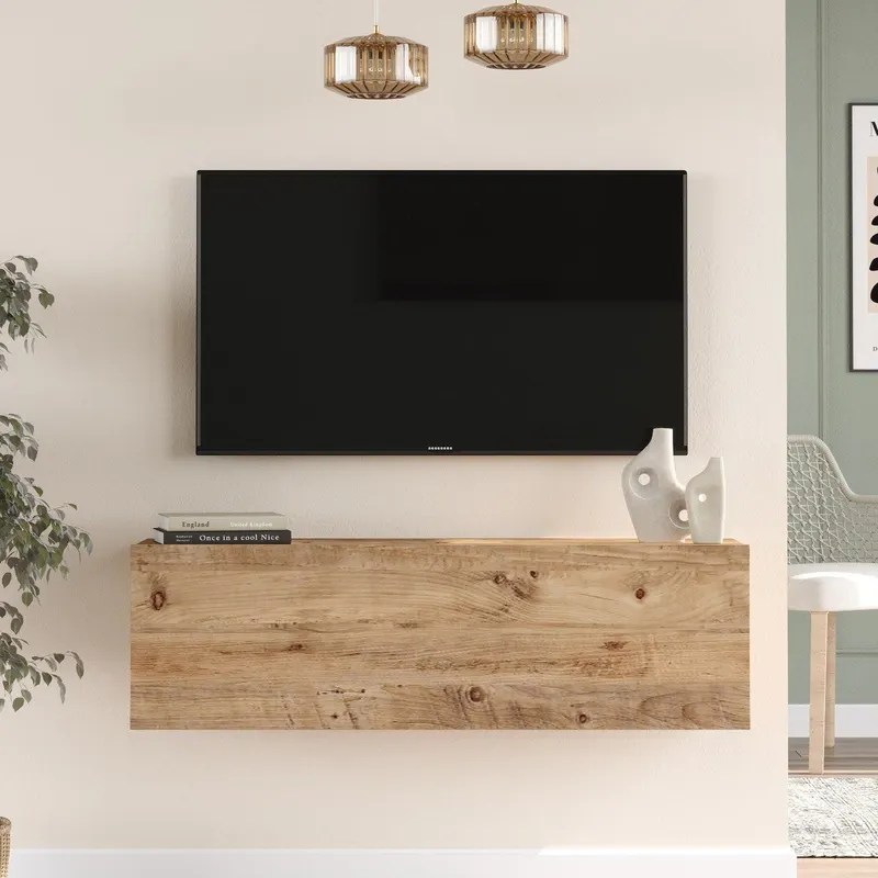COMODA TV WL10-A, Stejar, 100x31.6x29.1 cm - Stejar