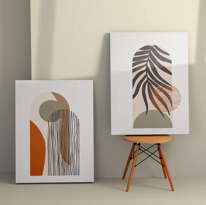 Tablou Canvas (2 bucăți) Honey 5, Multicolor, 150x100 cm - Multicolor